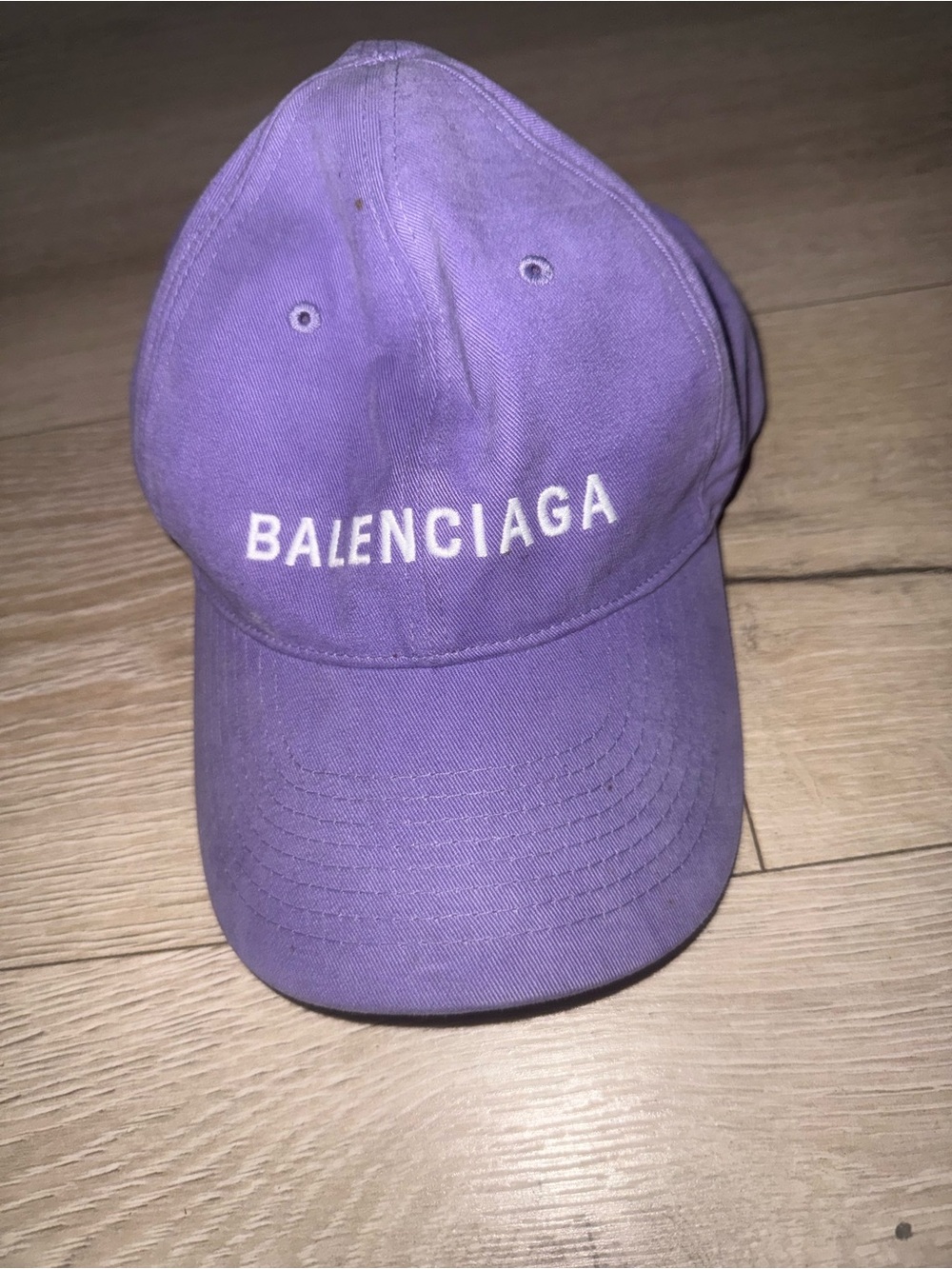 Purple Balenciaga Baseball Cap